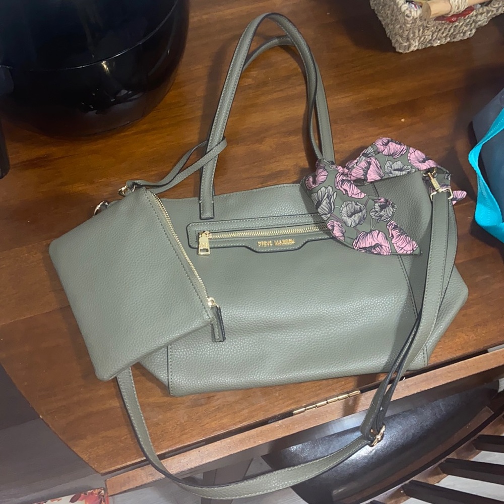 Steve Madden Large Green Purse